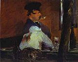 Edouard Manet Canvas Paintings - In The Bar Le Bouchon
